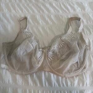 White Pour Moi Lace T-Shirt Bra Size 36H